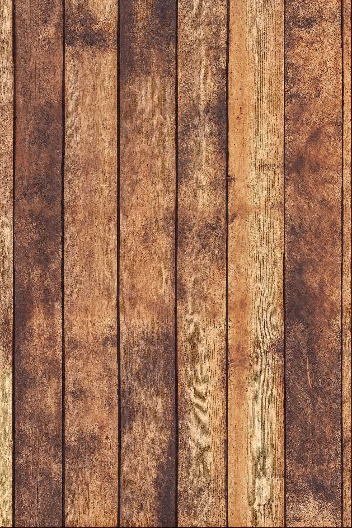Aged oak planks with weathered, golden tones and natural wood grain texture.