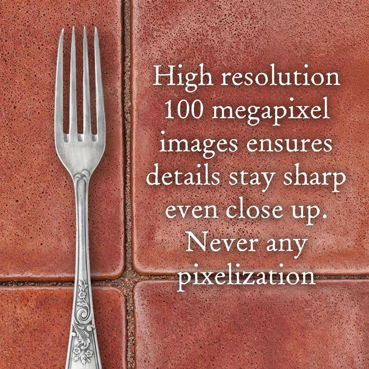 Aged Terracotta backdrop with rich red hue and textured finish, ideal for vintage or rustic food photography.