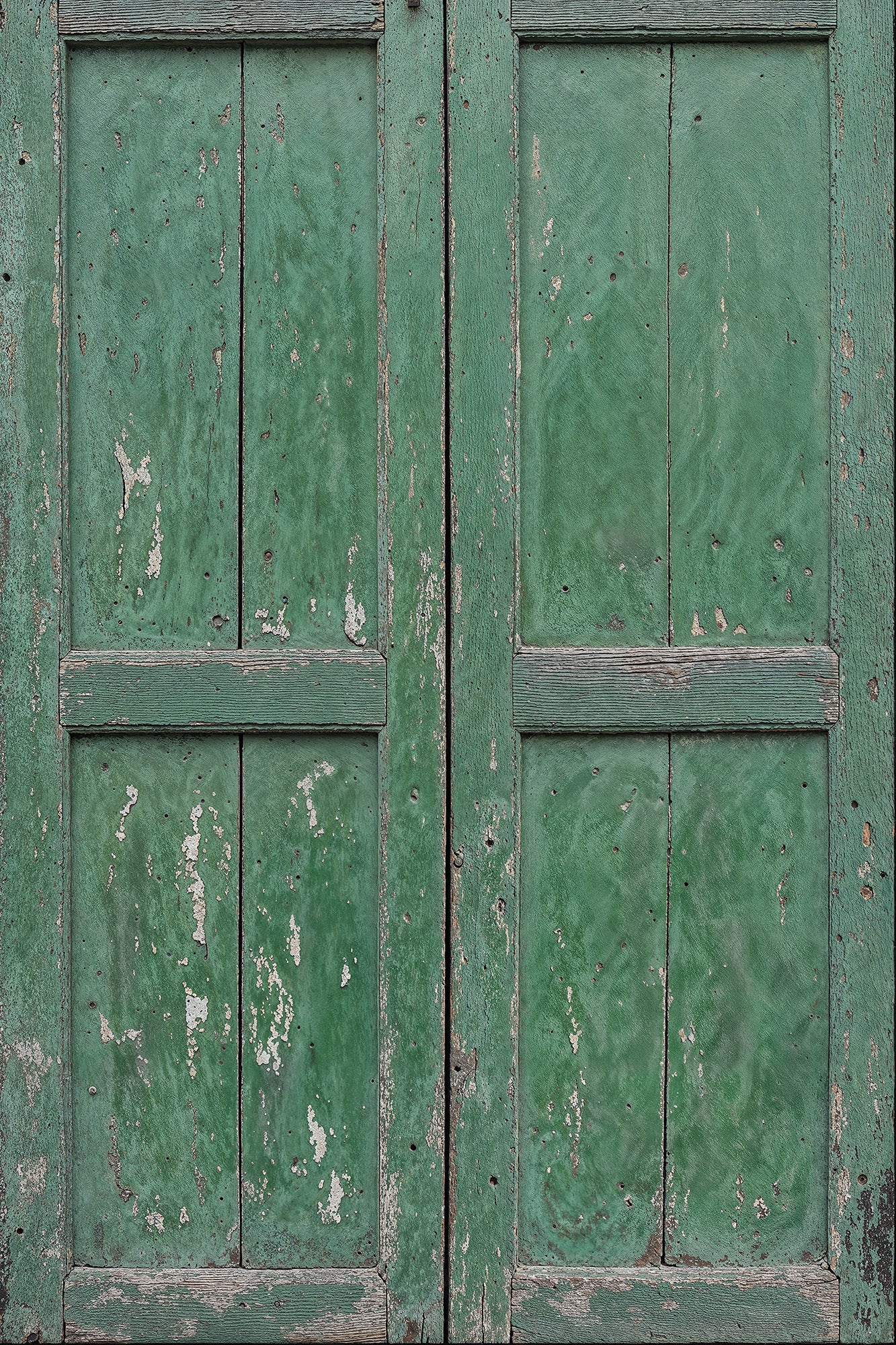 Worn Green Door